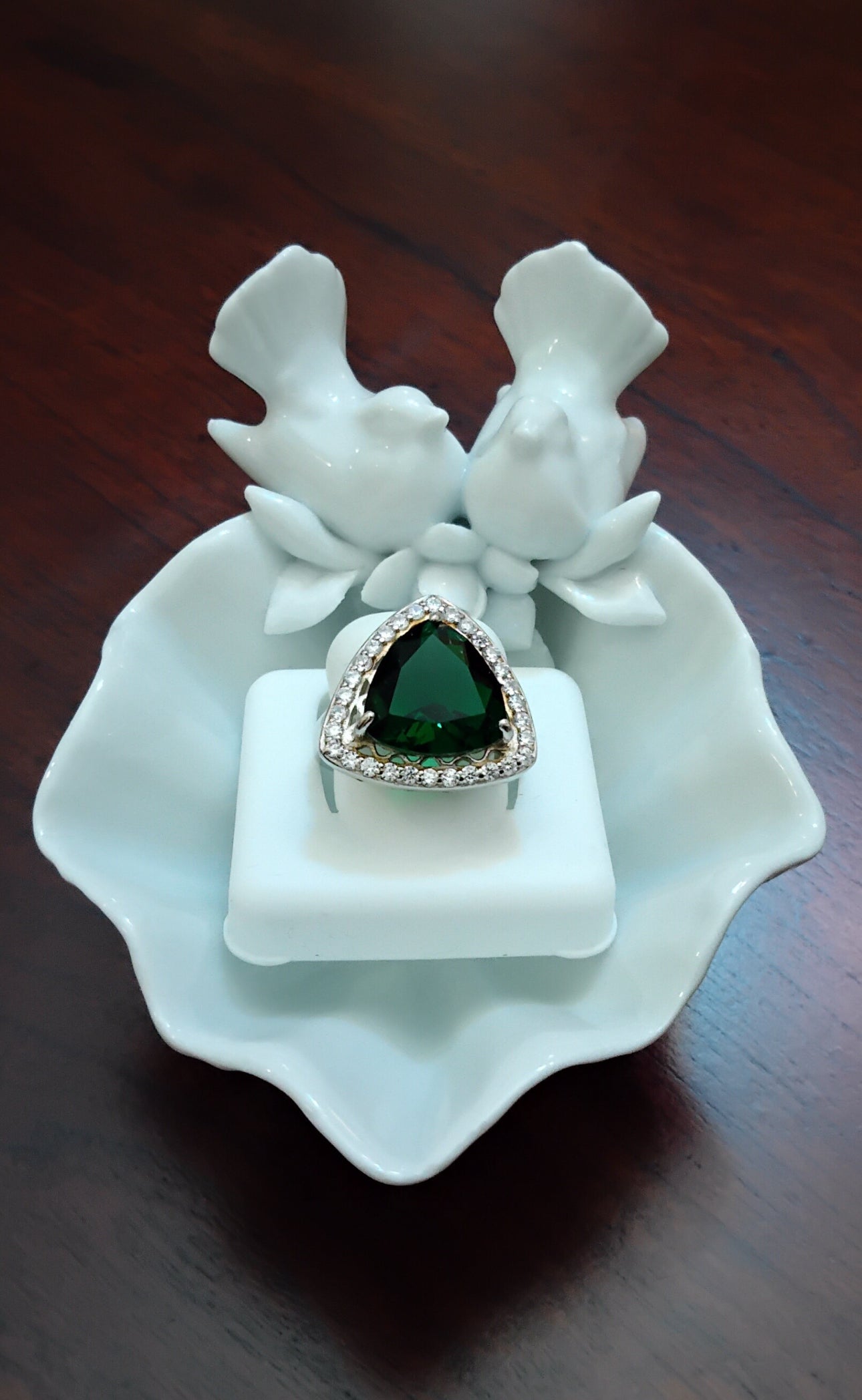 Paraiba Tourmaline - Trillion-cut Ring